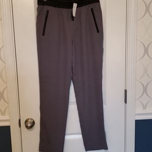 Banana Republic pants w/ faux leather trim